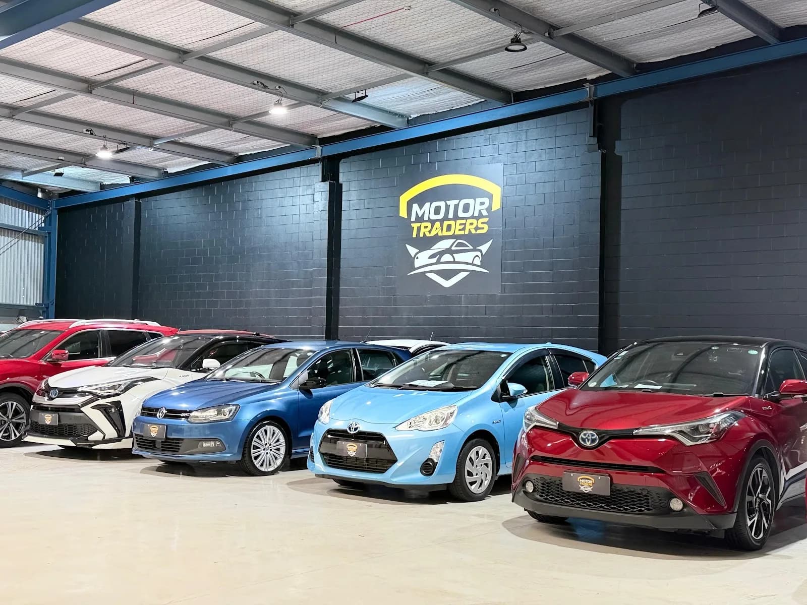 Inside the Motor Traders showroom in Wiri